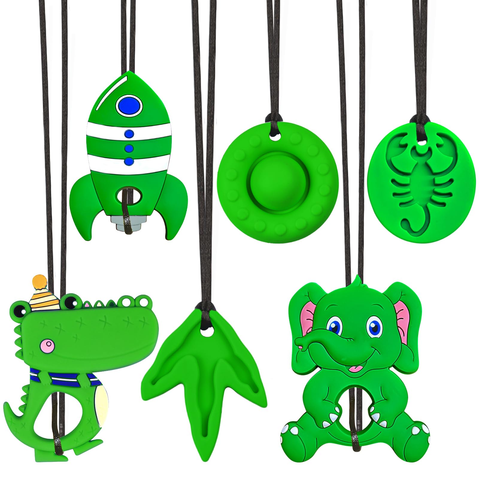 6PCS Sensory Chew Necklace