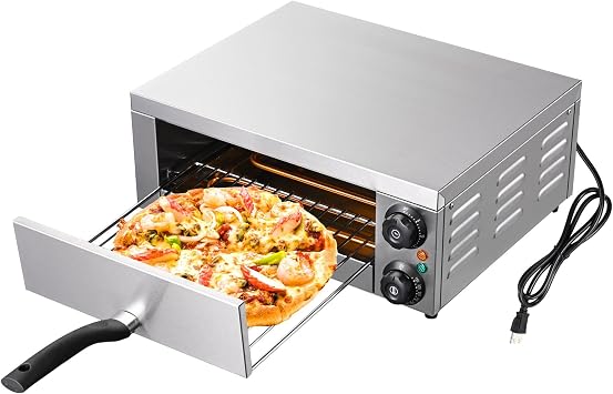 WeChef 12 "كونترتوب بيتزا فرن داخلي كهربائي بيتزا فرن صانع 1300 W التجارية بيتزا طباخ الصفحة الرئيسية مقهى مخبز الغذاء شاحنة