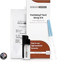 Fentanyl Test Strips Kit I 5-Pack for Quick and Reliable Detection Drug Test Strips for Liquids, Powders, Pills, Urine I Tested at University of Notre Dame