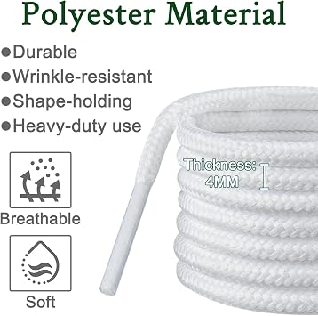 Endoto Shoe Laces for Air Jordan 12 Replacement Shoelaces Strings | 4MM Round Laces | Material: Polyester
