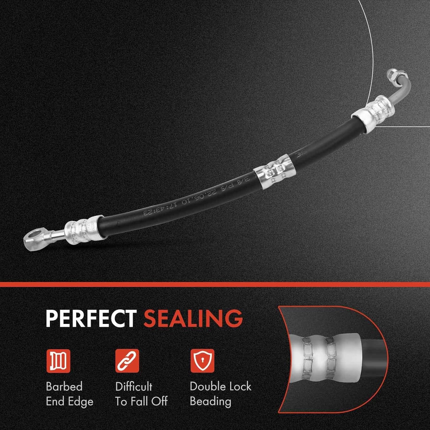 A-Premium Power Steering Hose Pressure Hose Line Assembly Compatible with Mercedes-Benz G500 2002-2008 G550 2009-2015 G65 AMG Pump To Gear/Rack Pinion