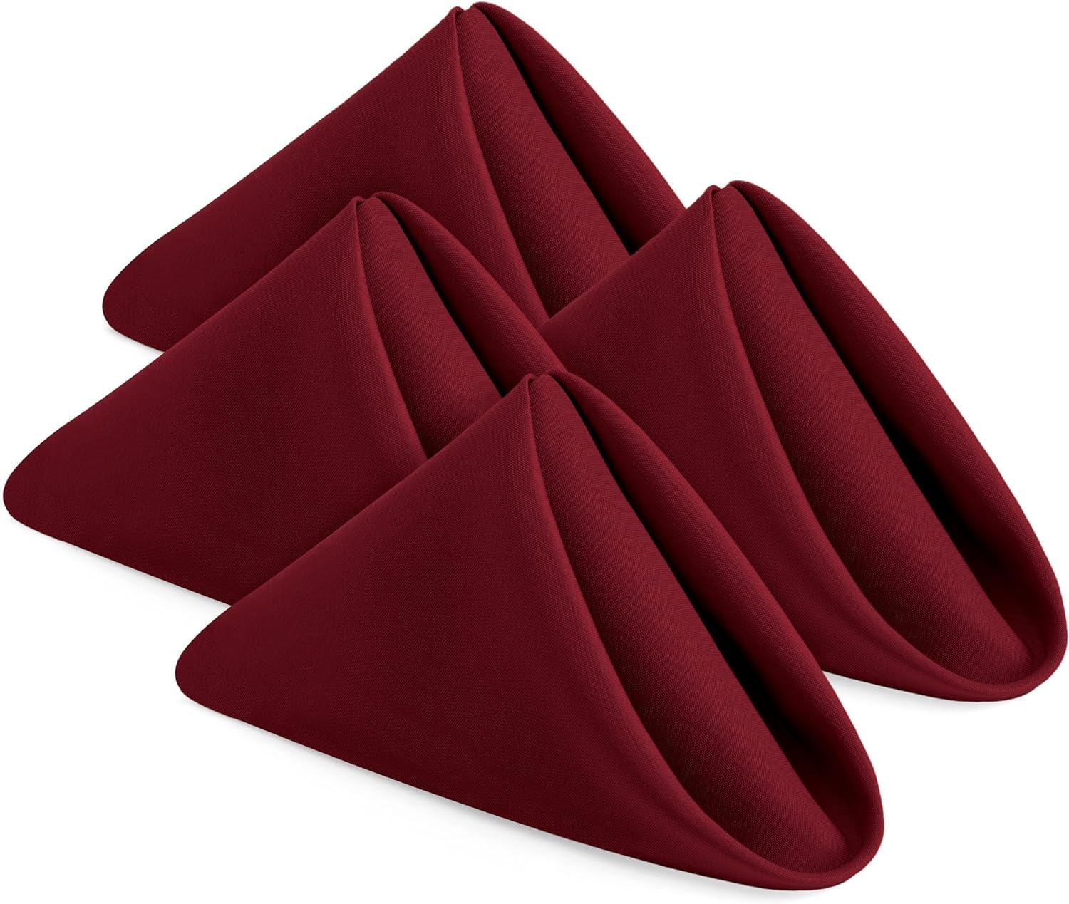 Edenwald-Kitchen Napkin 100% Cotton Pack of 100 (18 X 18 Inches) Dinner Napkins with Hemmed Edges,Cloth Napkins for Wedding,Parties,Hotels-Maroon