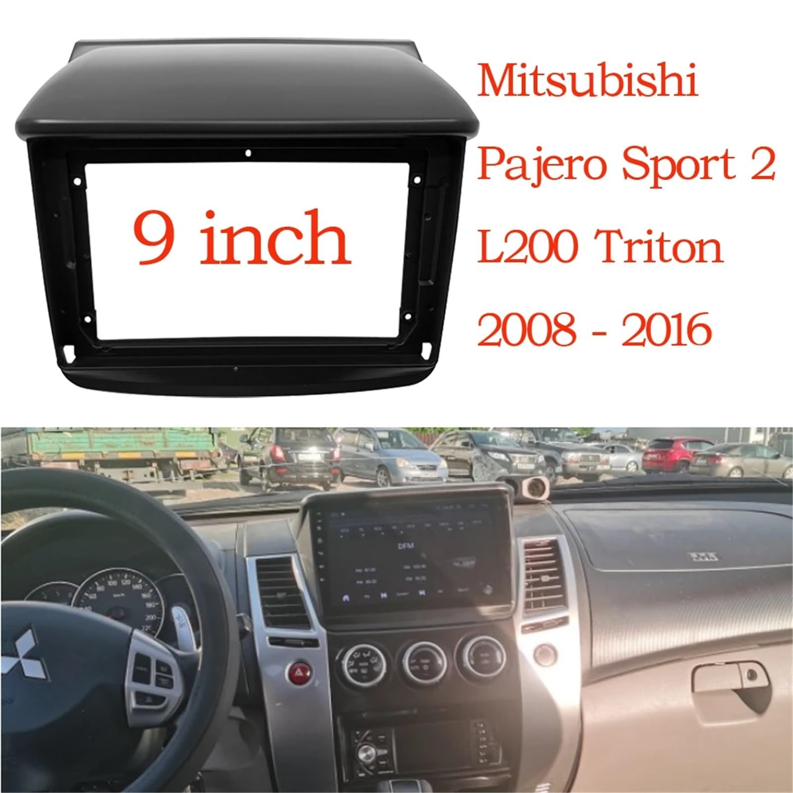 zaślepki radia DlaMitsubishi Pajero Sport L200 08-16