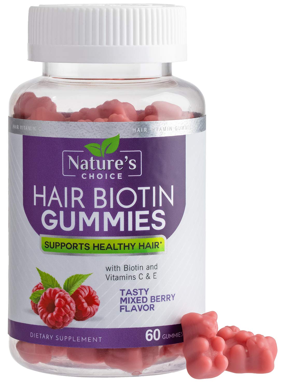 Buy Hair s Gummies with Biotin 5000 mcg E & C Support Hair Growth Gummy