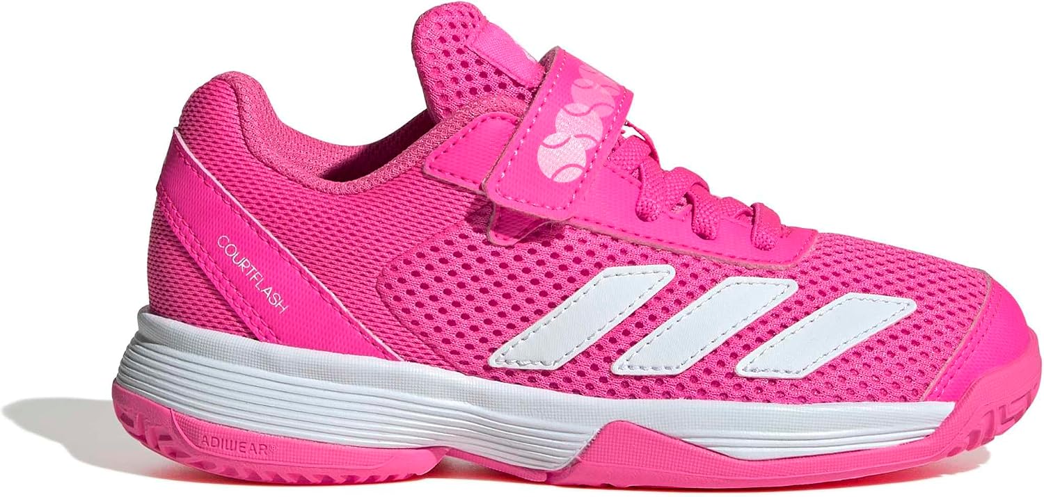 adidas Unisex-Child Courtflash Tennis Shoes (Little Kid/Big Kid)