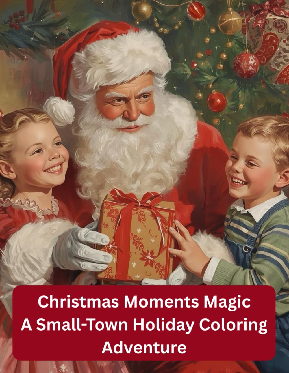 Christmas Moments Magic: A Small-Town Holiday Coloring Adventure