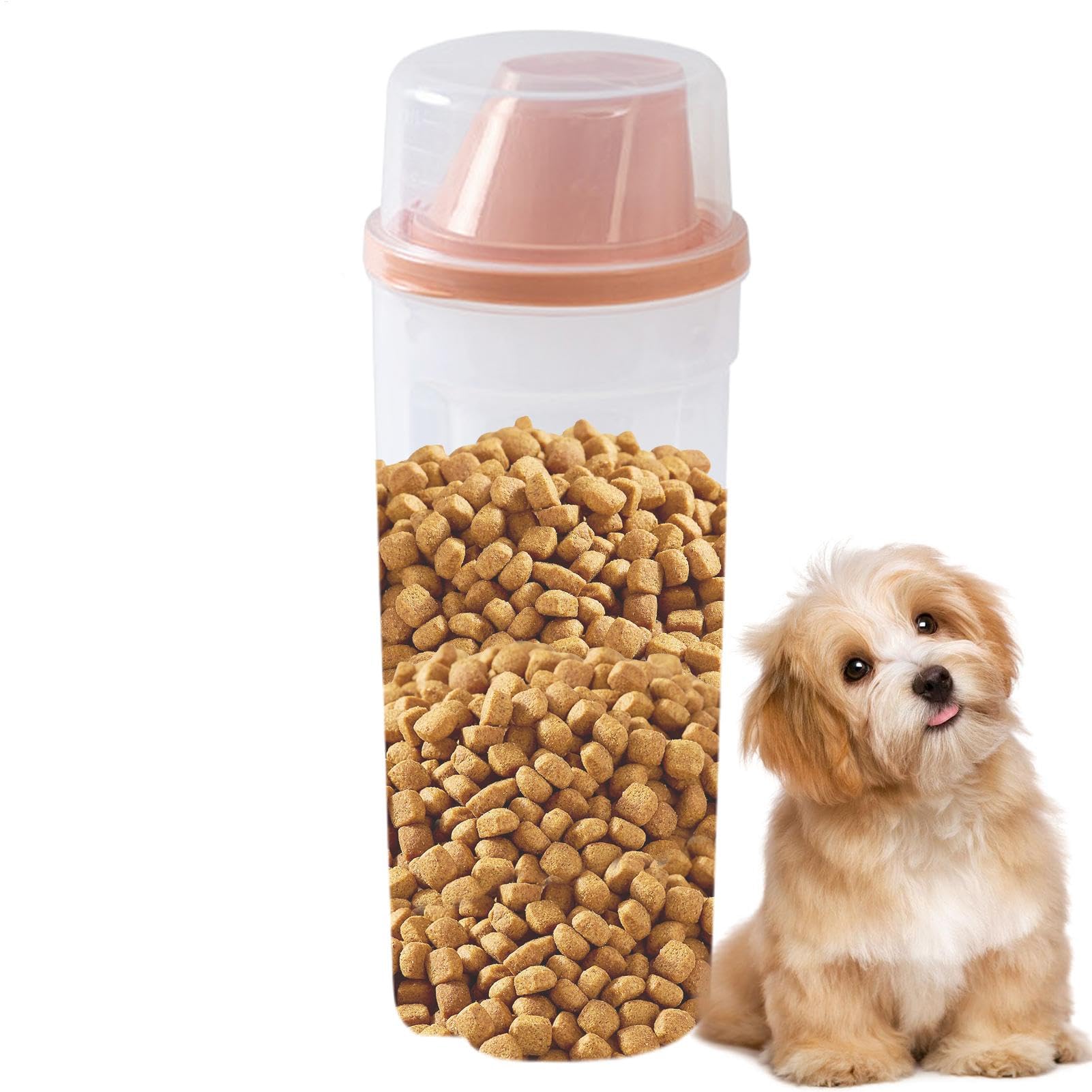 Récipient stockage nourriture chien accessoire alimentation grande capacité 1500ml