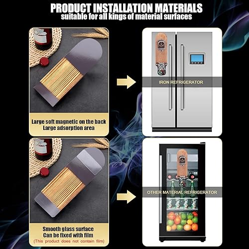 Miniatura 3 de Abrebotellas magnético de madera, abrebotellas personalizado, abridor de botellas montado en la pared, accesorios de bar al aire libre, regalos de