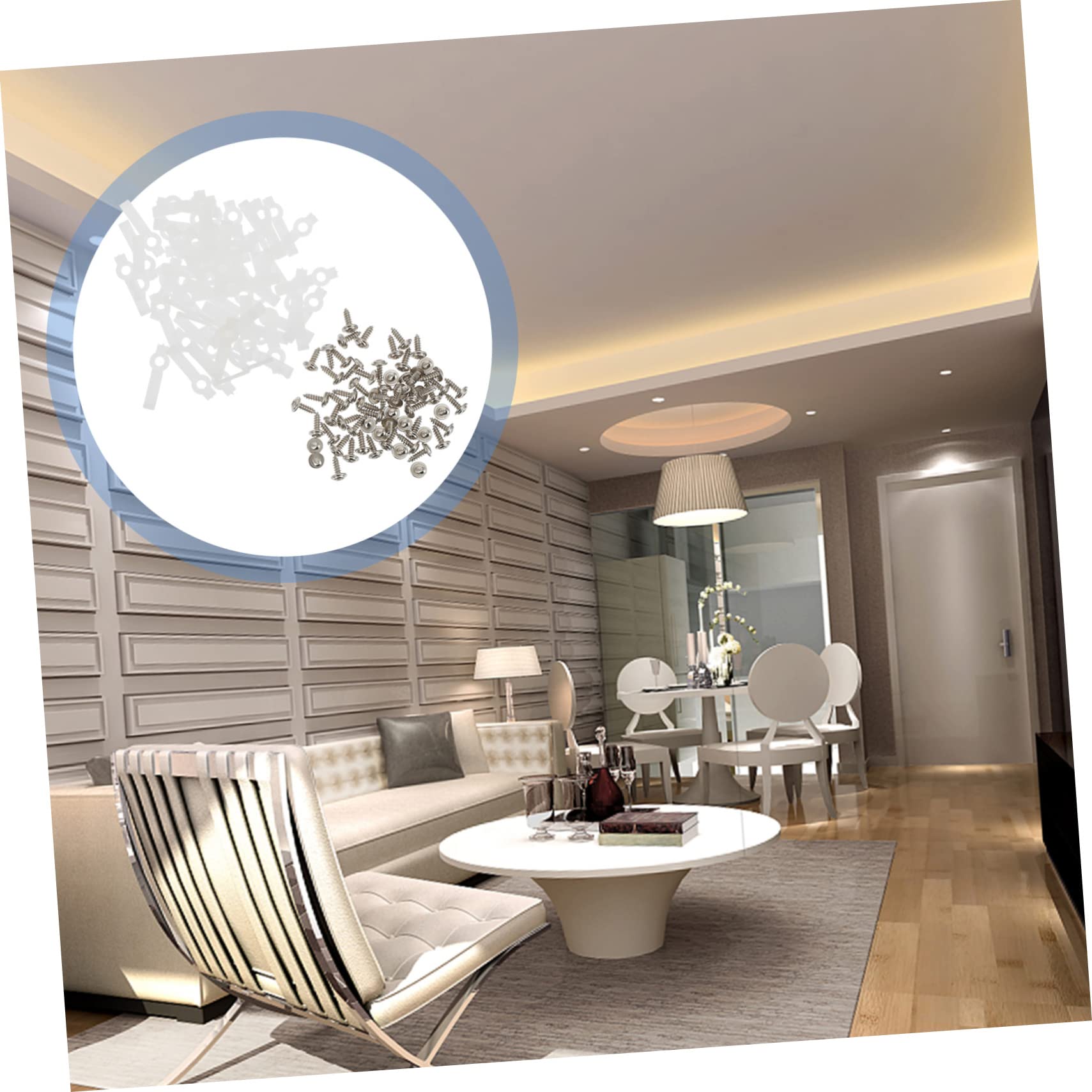 Unomor Mounting Rope Light Clip Led Rope Light Holder Nylon Brackets Attachment Fixing Clips Full Set Included