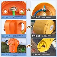 Vista 4 de Nilight Enchufe de repuesto para autocaravana de 30 amperios, macho de 125 voltios resistente con mango ETL listado NEMA TT-30P para caravana