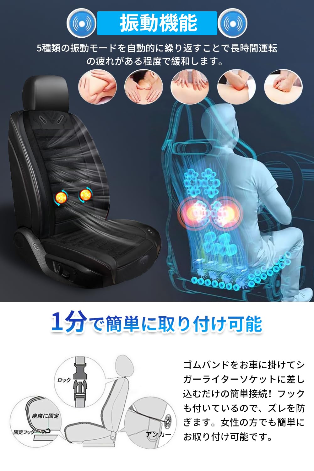 Amazon.co.jp: [自動車整備士監修]クールシート カーシート 【2026風量 