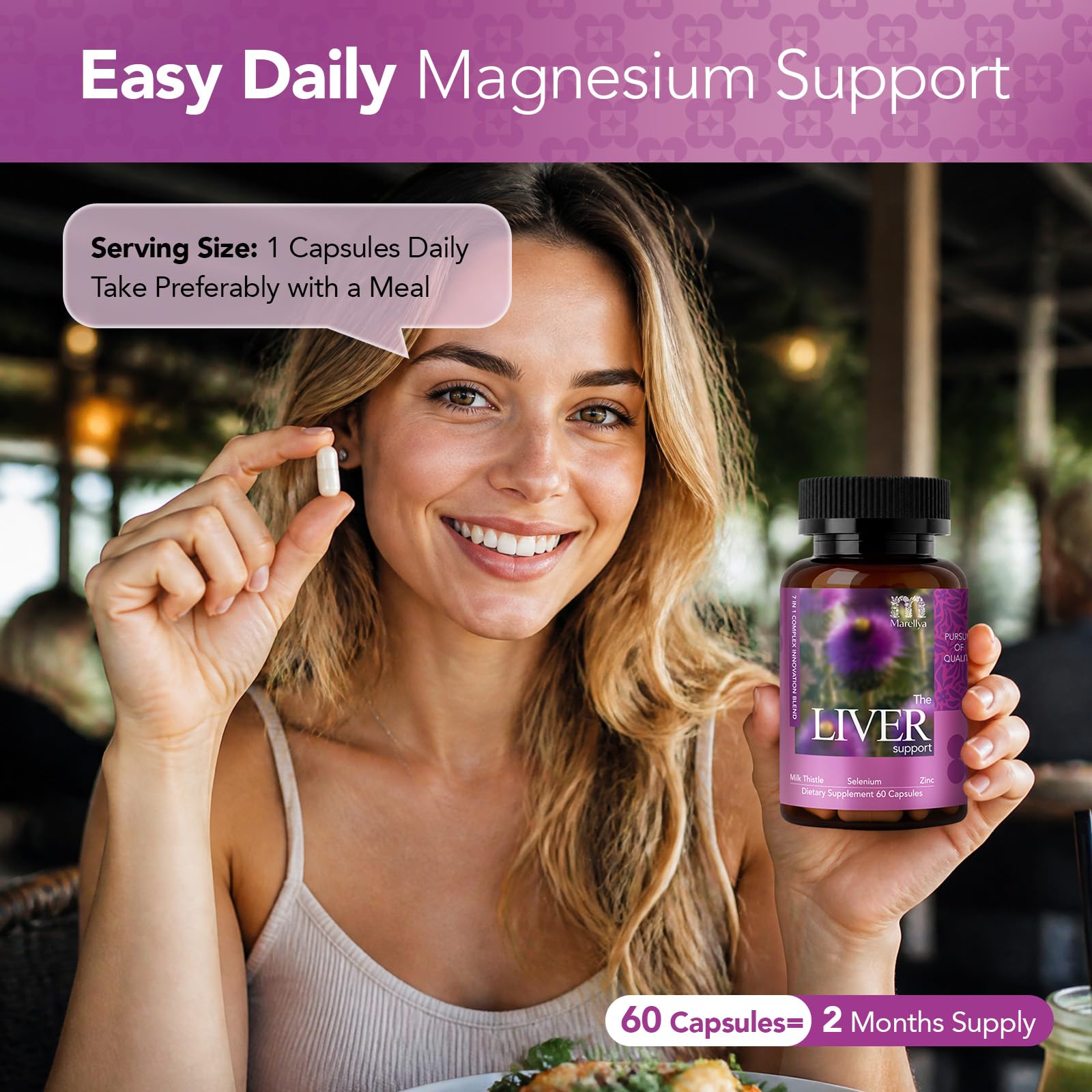 Liver Cleanse Detox & Repair Supplement – 7-in-1 30:1 Milk Thistle Formula with Silymarin, Choline & Dandelion Root – Supports Liver Health & Digestive Wellness – 60 Vegetarian Capsules — Amazon image 8
