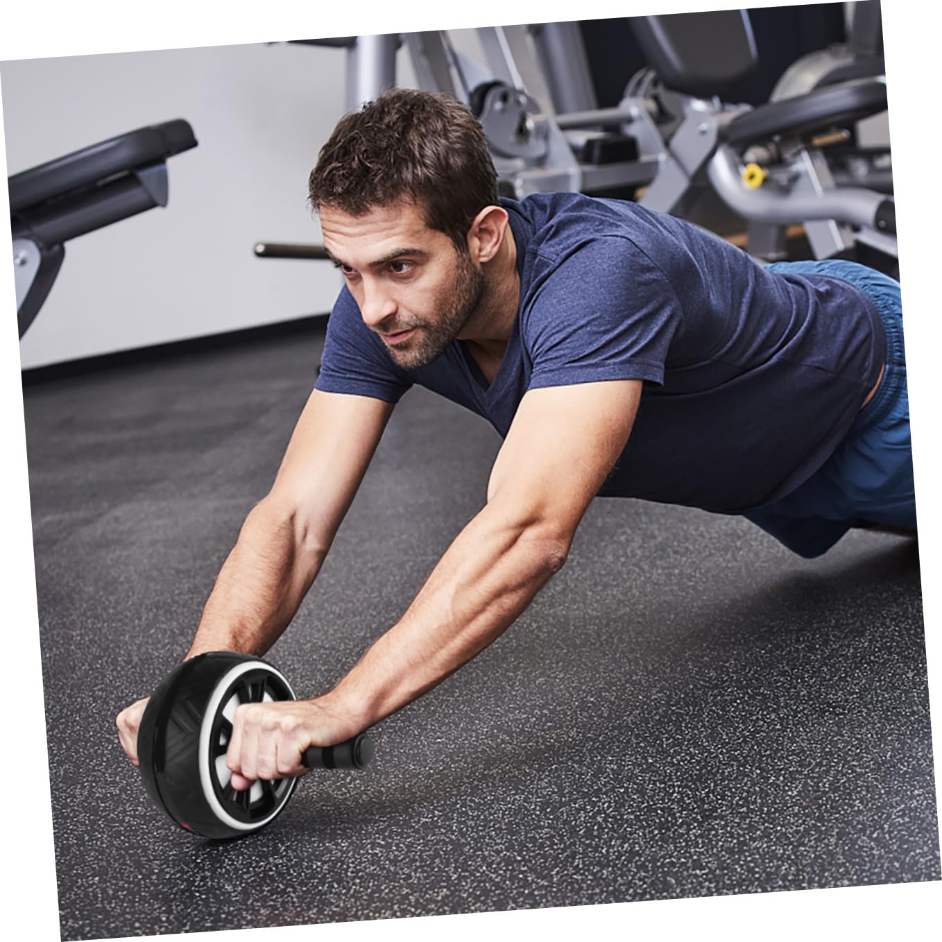 Bauchrollertrainer für Bauchmuskeltraining, Rücken und Seiten