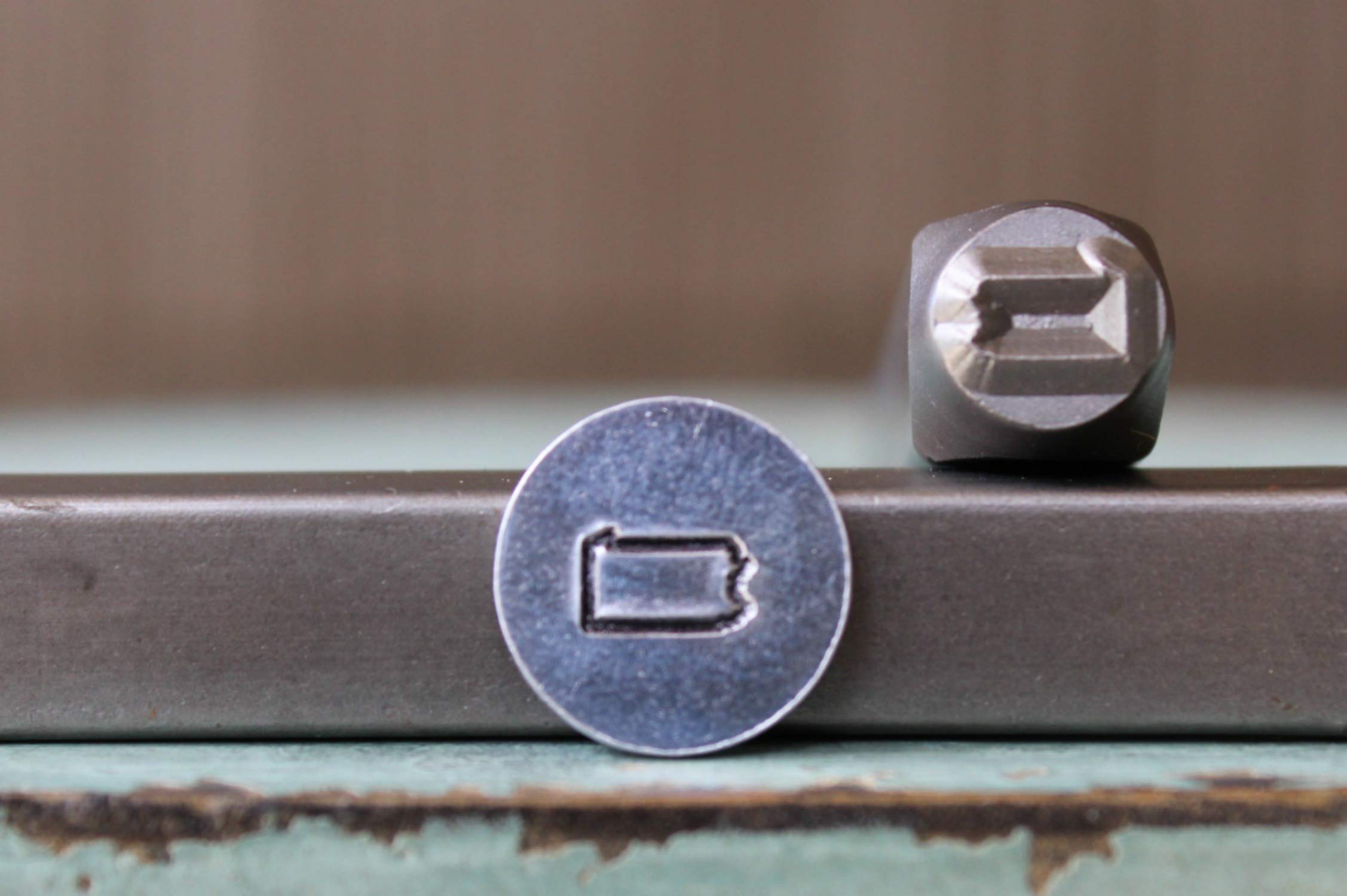6mm US Pennsylvania State Single (Not a Set) Metal Punch Design Stamp CH-360