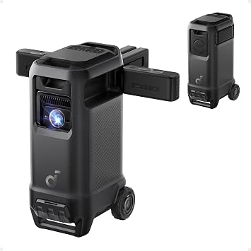 soundcore Nebula X1 Pro Triple Laser 4K Home & Outdoor Cinema Projector, 3500 ANSI Lumens Mobile Theater, 7.1.4 Spatial Sound, Official Dolby Atmos, Optical Zoom, 560001