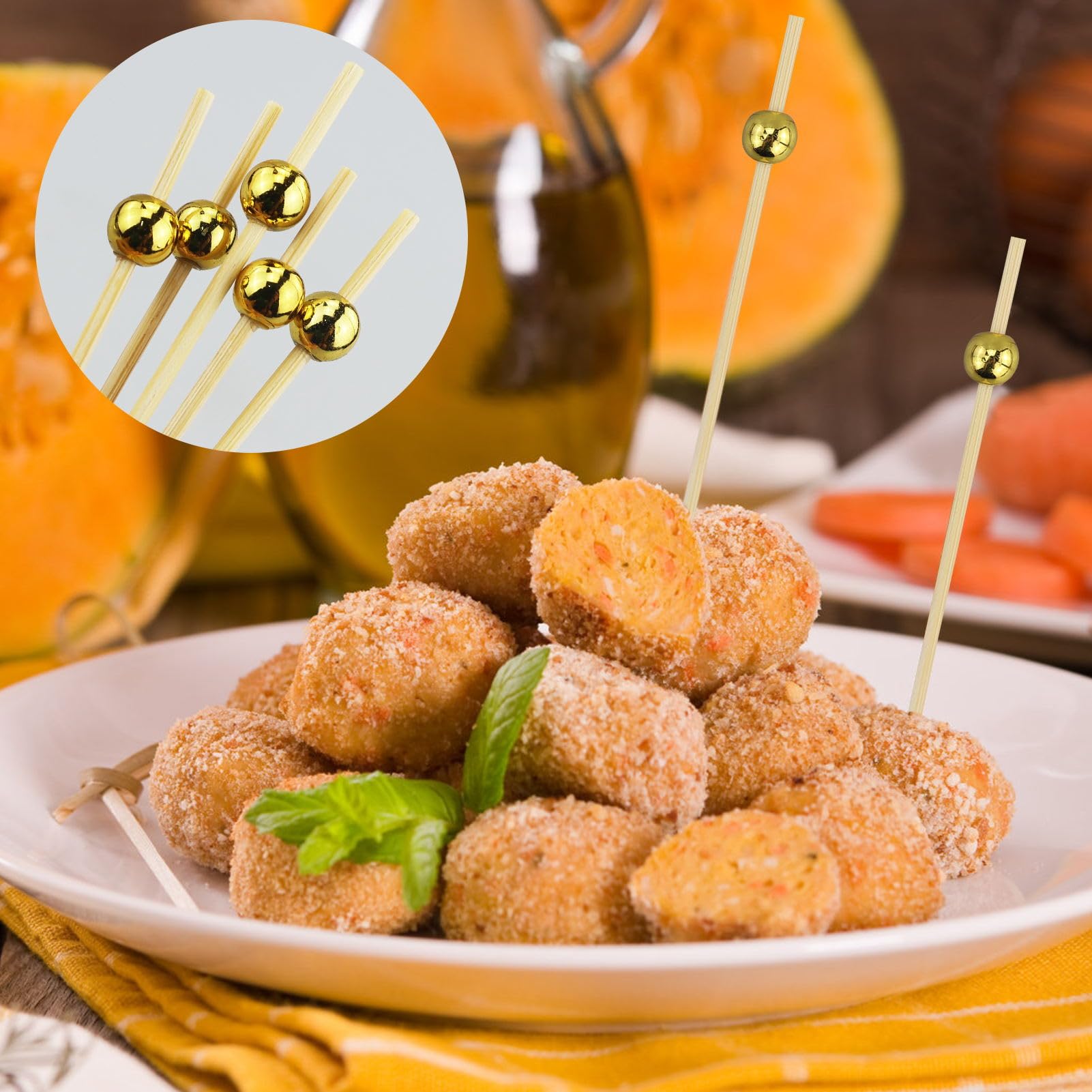 Cozlly 100 Pcs Pic Cocktail Aperitif, Décoration de Cocktails, Cocktail