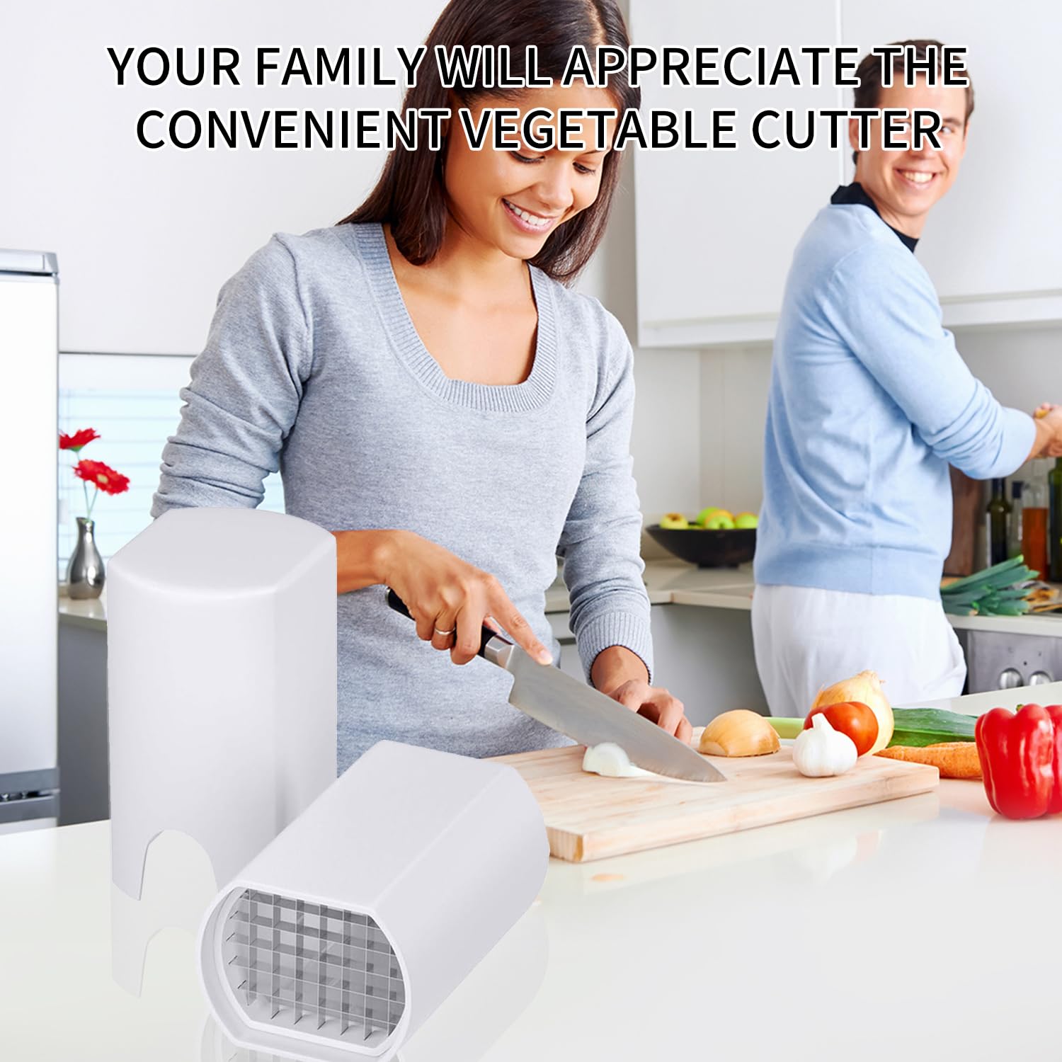 Potato Chipper, Chip Cutter, Multipurpose French Fry Vegetable Cutter, Stainless Steel French Fry Cutter, Vegetable Fruit Slicer Home Kitchen Tools