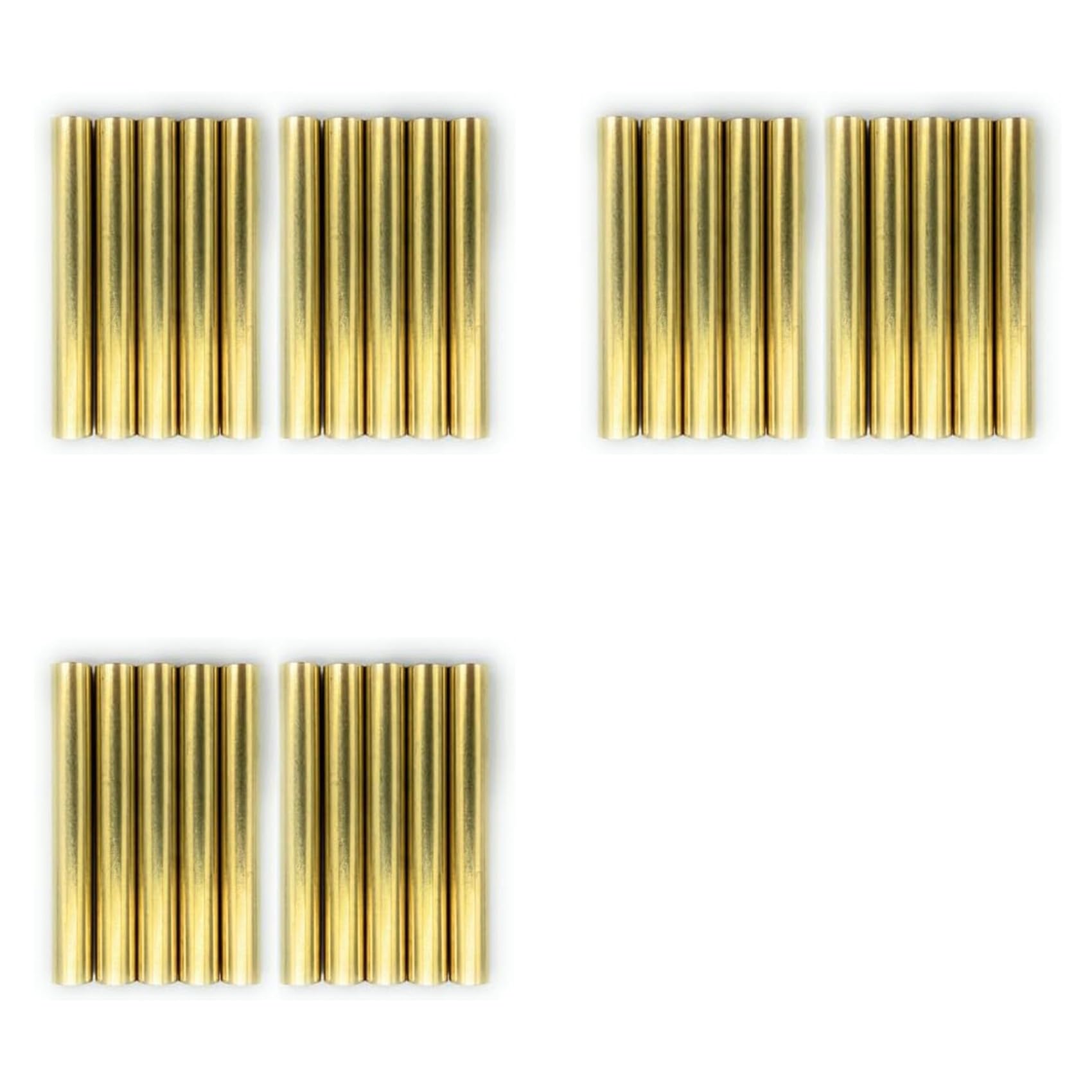 Jnchdghwa As Shown 7Mm Brass Tube Replacement 2-1/32Inch Long 30 Pack