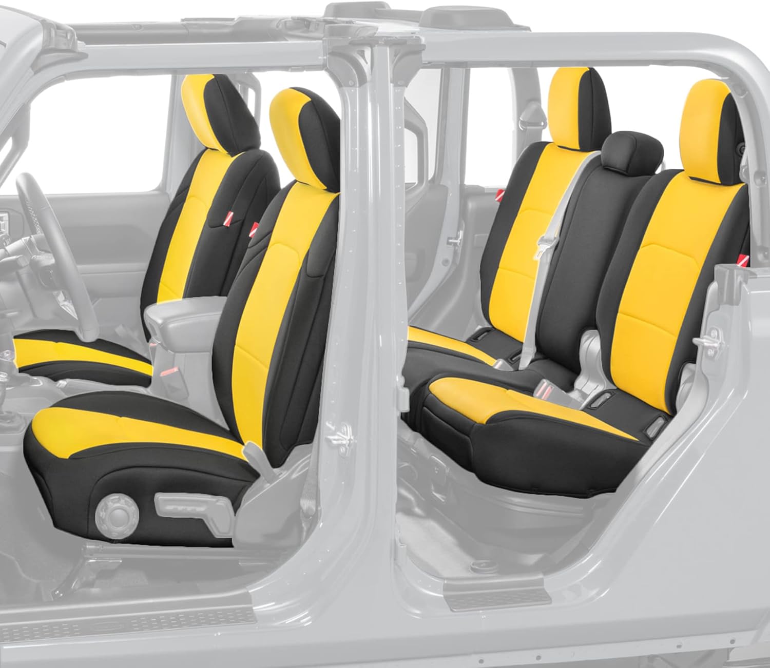 Diver Down Neoprene Seat Cover Set Fits Jeep Gladiator JT