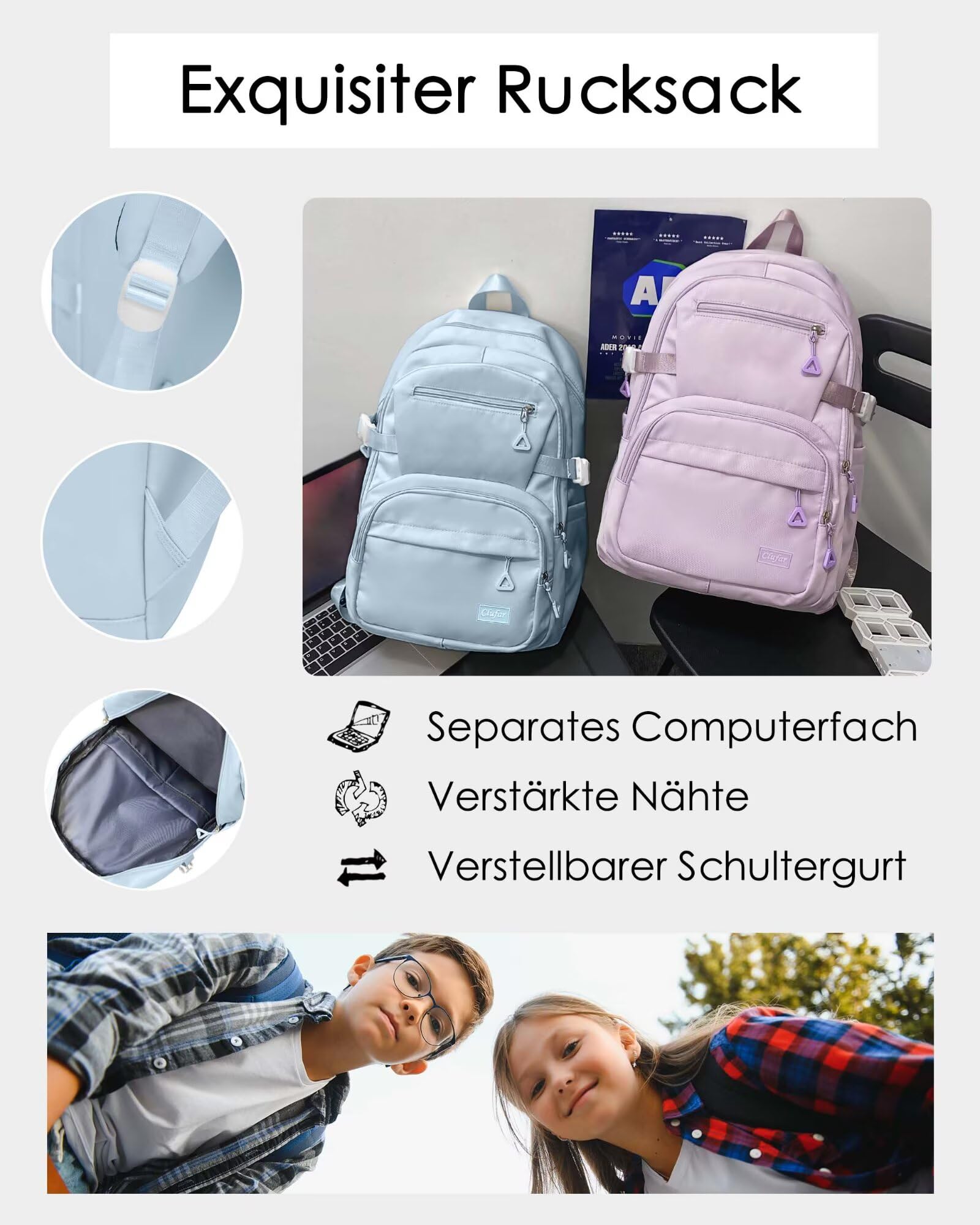 Sac a Dos Cartable Garcon Primaire Impermeable Loisirs,Bleu