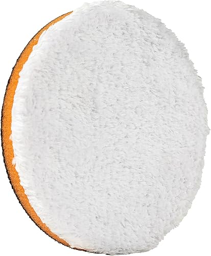 Miniatura 2 de Almohadilla de microfibra de corte ligero de un solo paso de 6.25 pulgadas (paquete de 2) - Ideal para eliminar defectos moderados, remolinos y