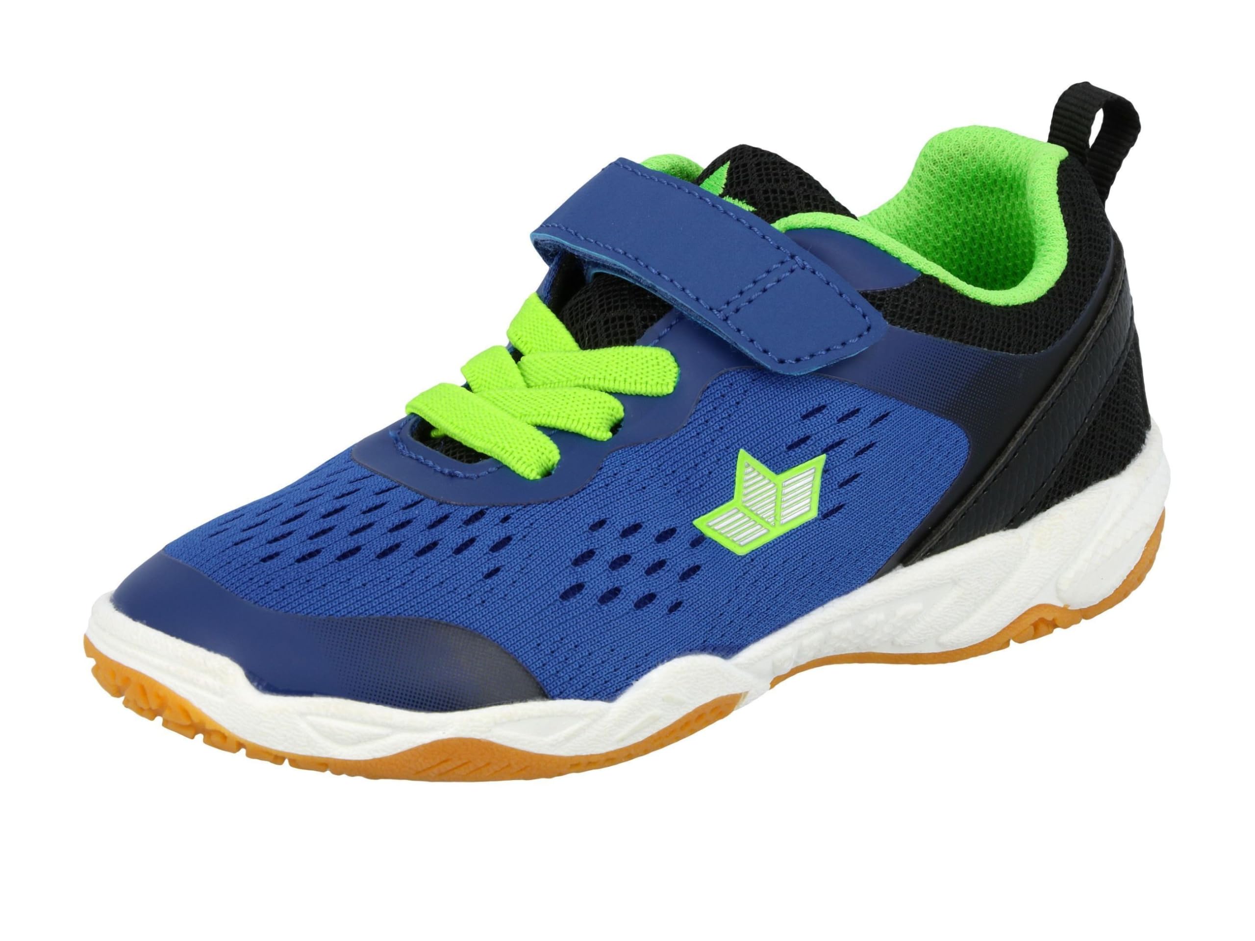 Lico Key Vs, Boys’ Indoor Court Shoe, Blau/Marine/Lemon, 7 UK (EU)
