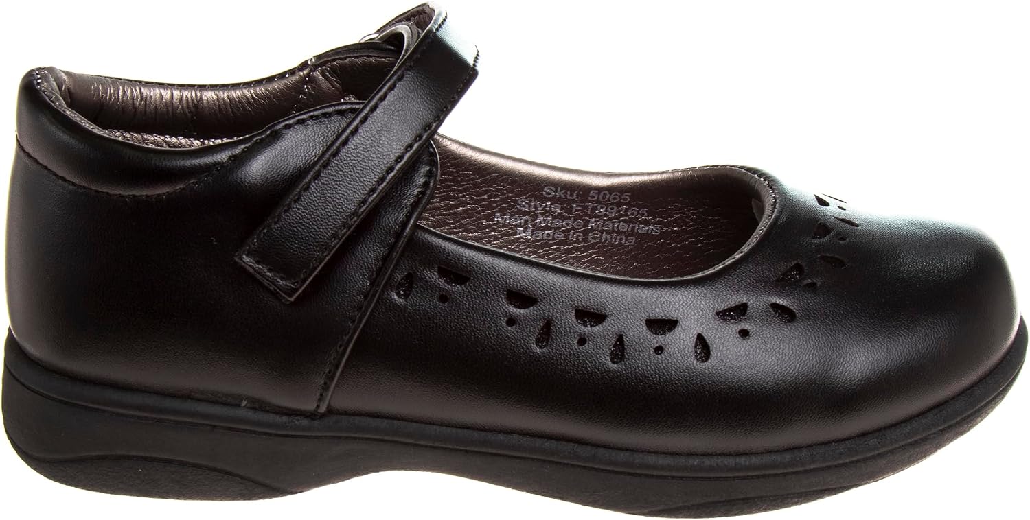 French Toast Girls Mary Jane Shoes Uniform Ballet Flats Dress School Shoes for Girls Size Toddler, Little Kid, Big Kid, Adult image 2