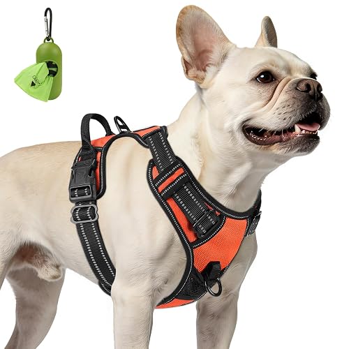 Joytale Arnes Perro Pequeño,Chaleco Reflectante Suave Transpirable para Perro,Arnés con Doble Anilla,Arnés…