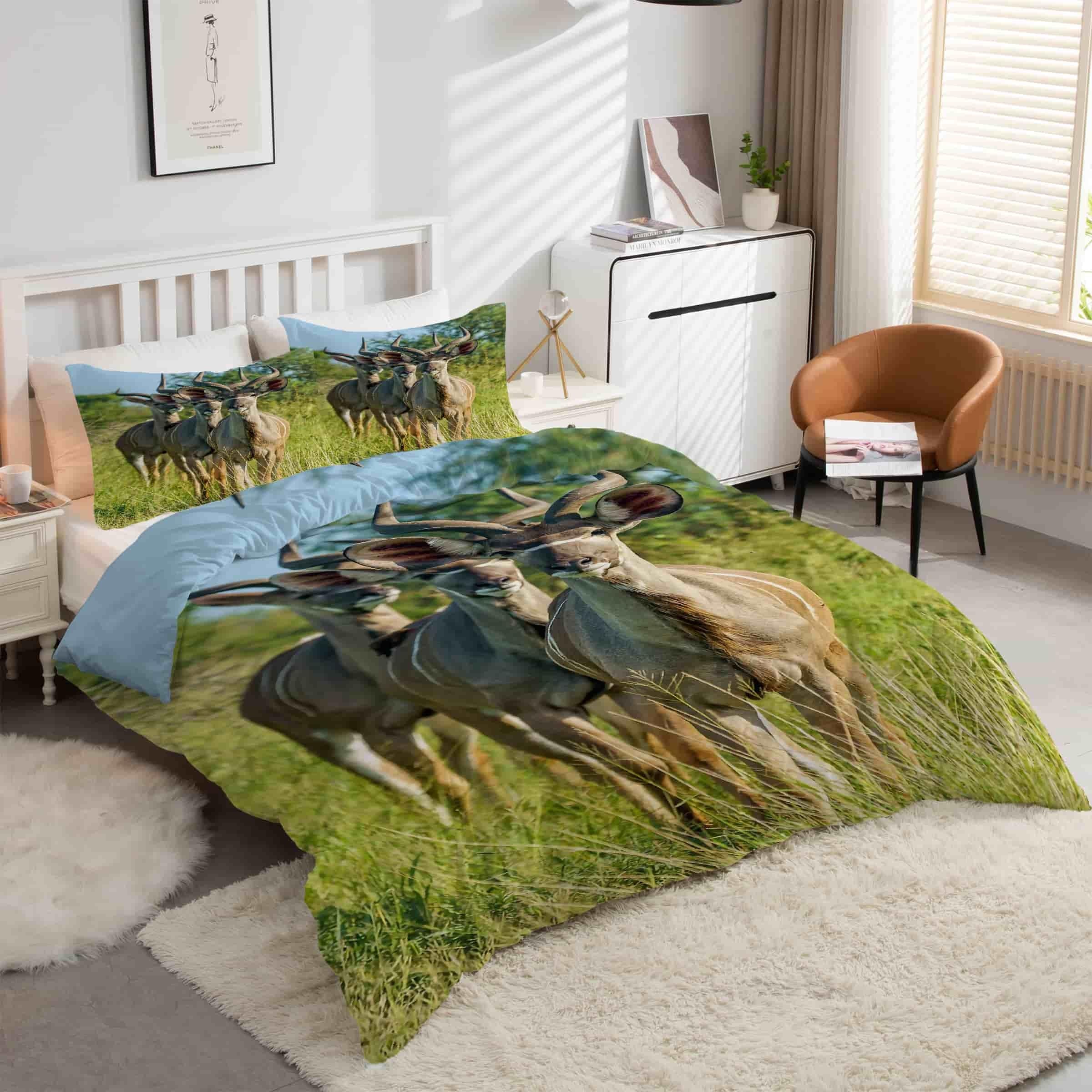 Housse de couette 200x200 animaux pour une ambiance sauvage dans la chambre