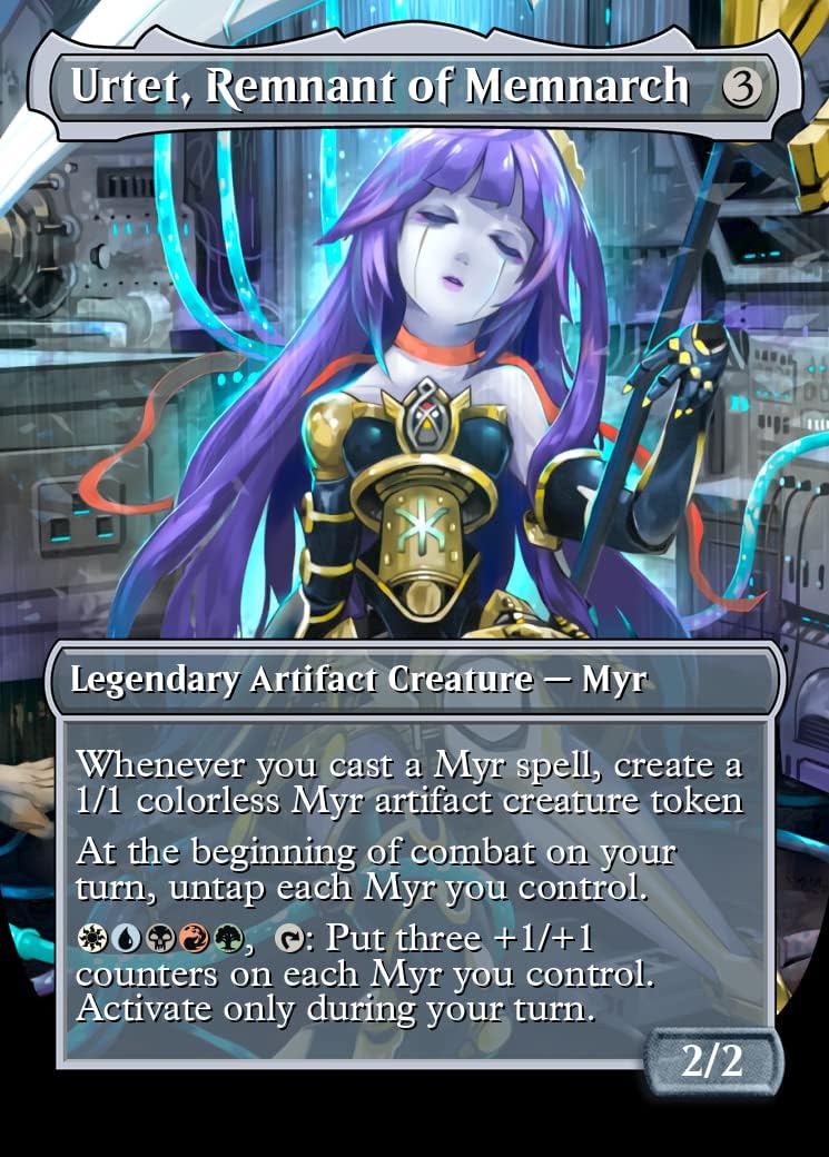 4x | Urtet, Remnant of Memnarch | Anime | Full Art | Foil or Non-Foil (Foil)