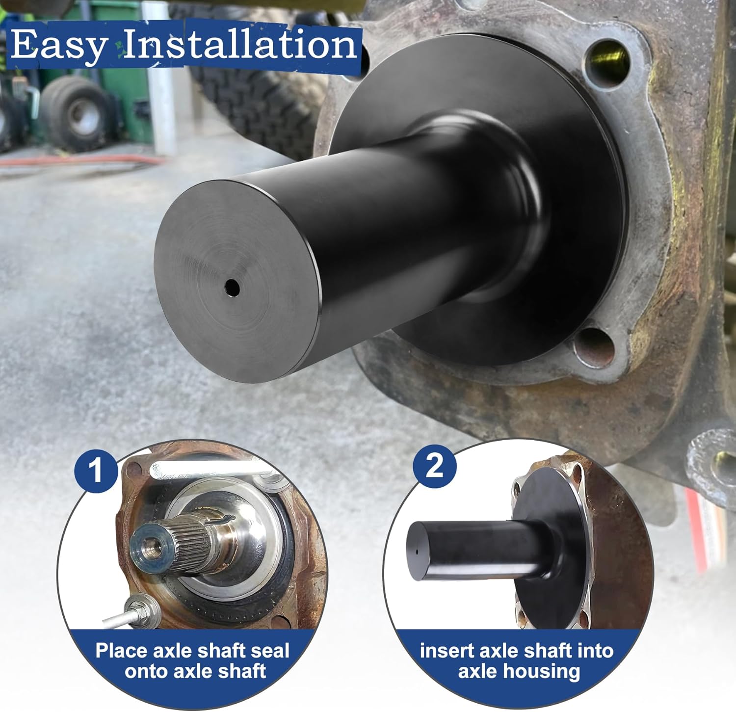 LE-JX 6697 Wheel Knuckle Vacuum Oil Seal Installer Tool - Compatible with Ford 2005-2019 F-250 F-350, Automotive Axle Tools