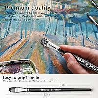Vista 3 de Paint Brushes,Paint Brushes Set for Acrylic Painting,Small Paint Brush,14Pcs Oil Watercolor Acrylic Paint Brush,Artist Paintbrushes for Body Face