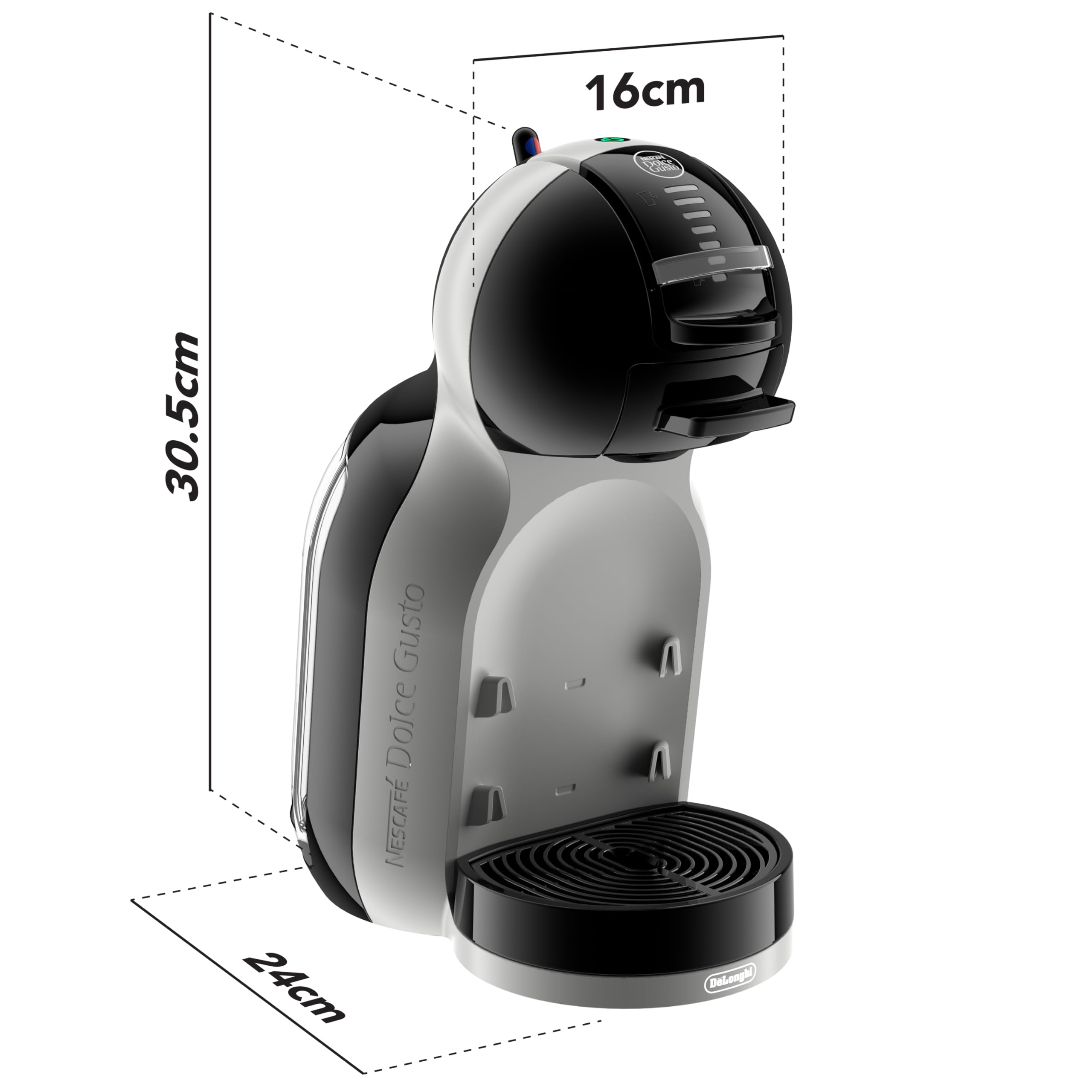 Nescafé Dolce Gusto DELONGHI Nescafé EDG155.BG Dolce Gusto Mini Me Capsule Koffiezetapparaat Voor Warme En Koude Dranken 15 Bar Pompdruk 08 L Waterreservoir Arctic 679d675495291df5410ad116