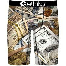 Ethika Men's Staple Boxer Brief, Old Hundreds