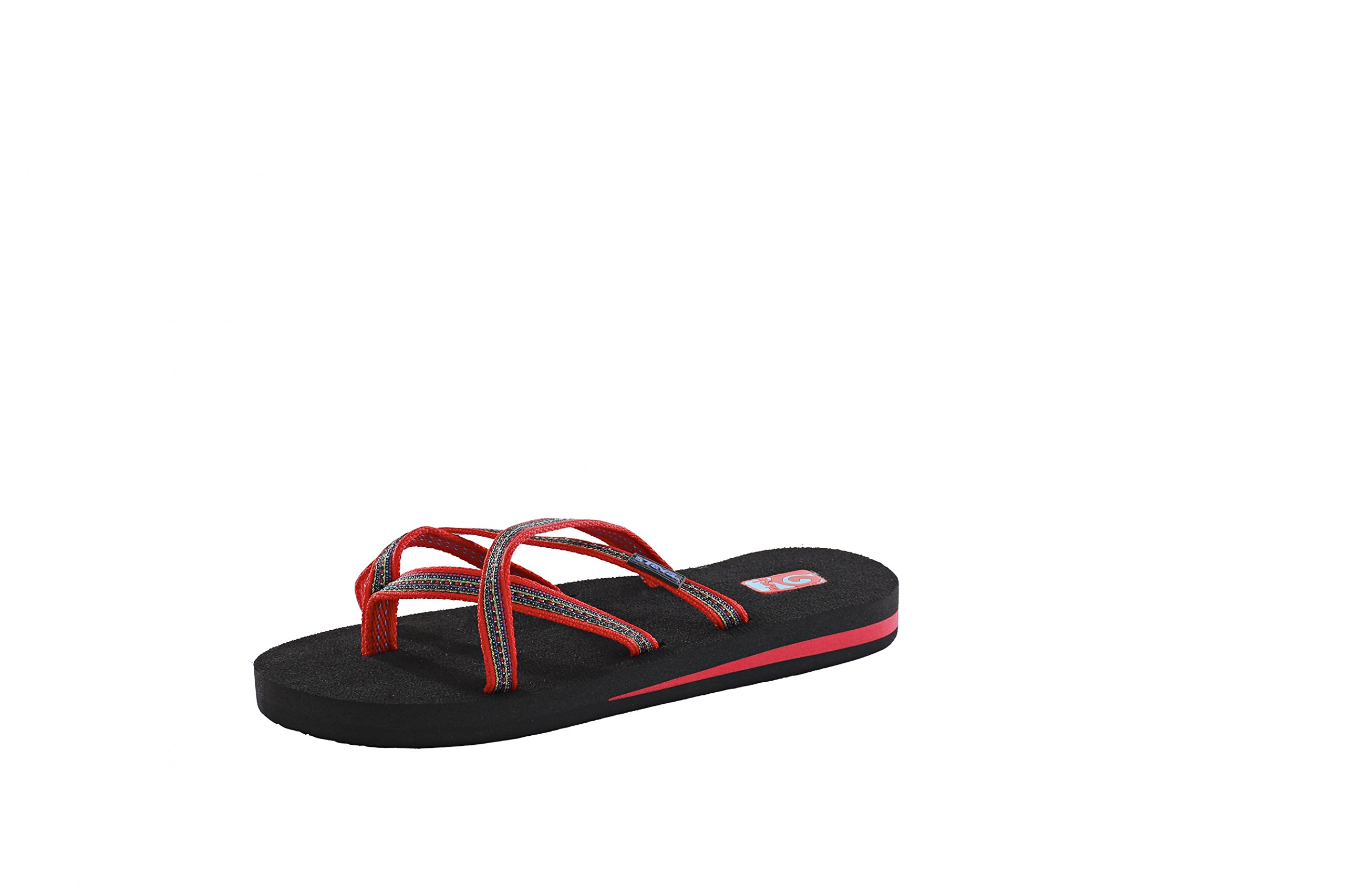 Teva Women's Olowahu Flip-Flop - 7 B(M) US - Sudan Poppy Red