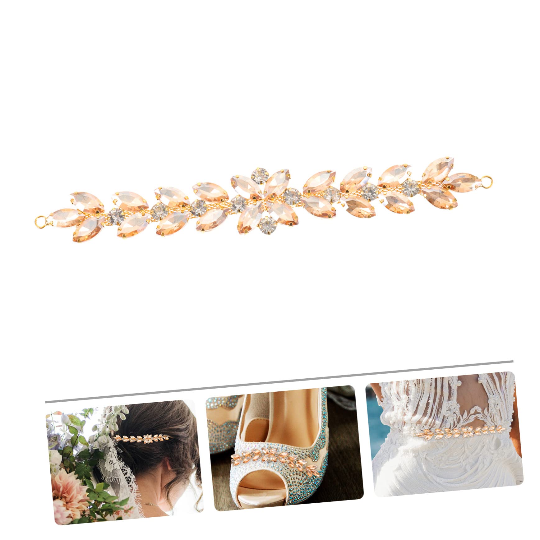 NUOBESTY 4pezzi Per Matrimonio Applique Per Scarpe e Borse Accessorio Per Cerimonie e Speciali