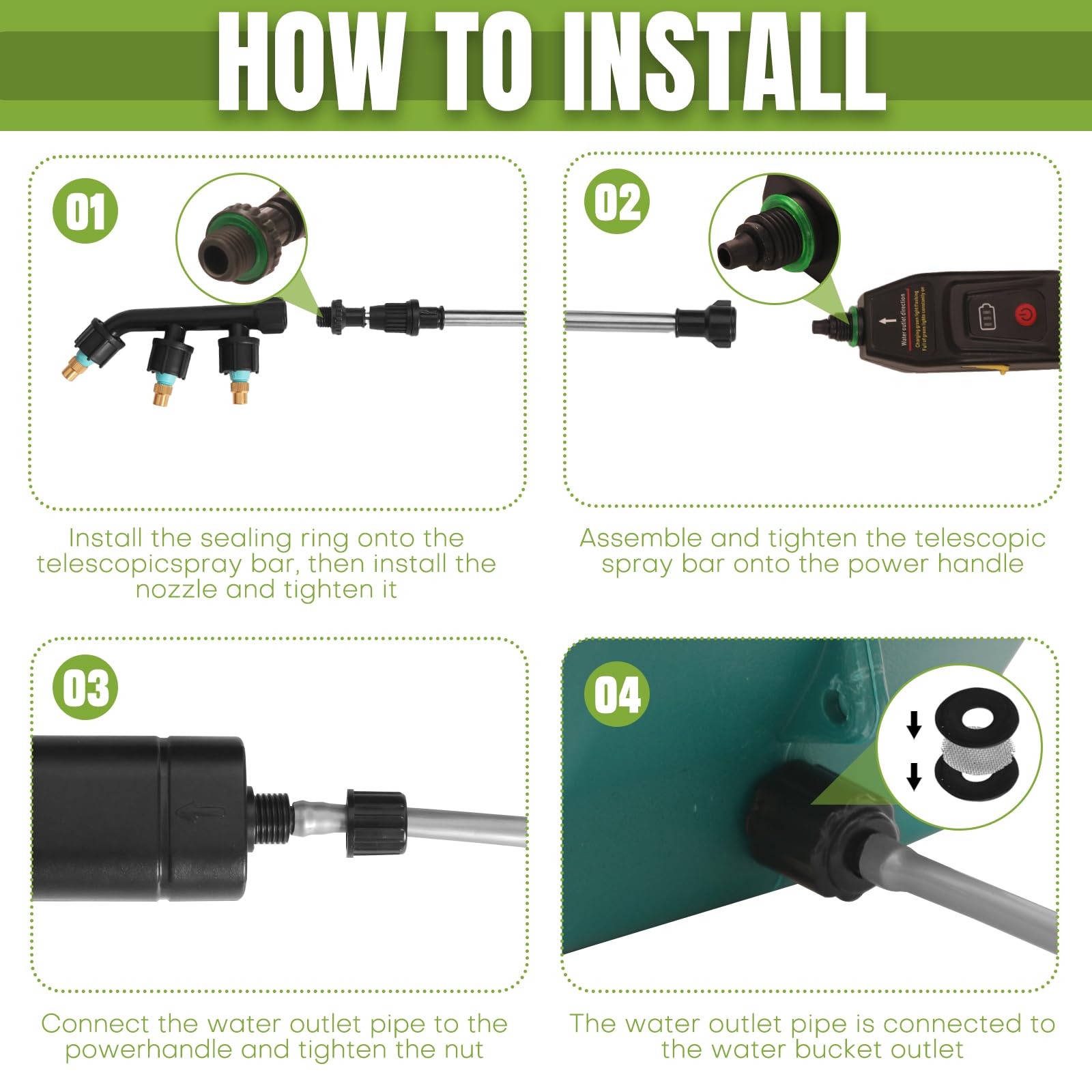 Irroratore a Batteria Nebulizzatore Elettrico 12L Pompa Irrigazione a Batteria a 2 Velocità Regolabile Pompa a Zaino per Giardino Piante