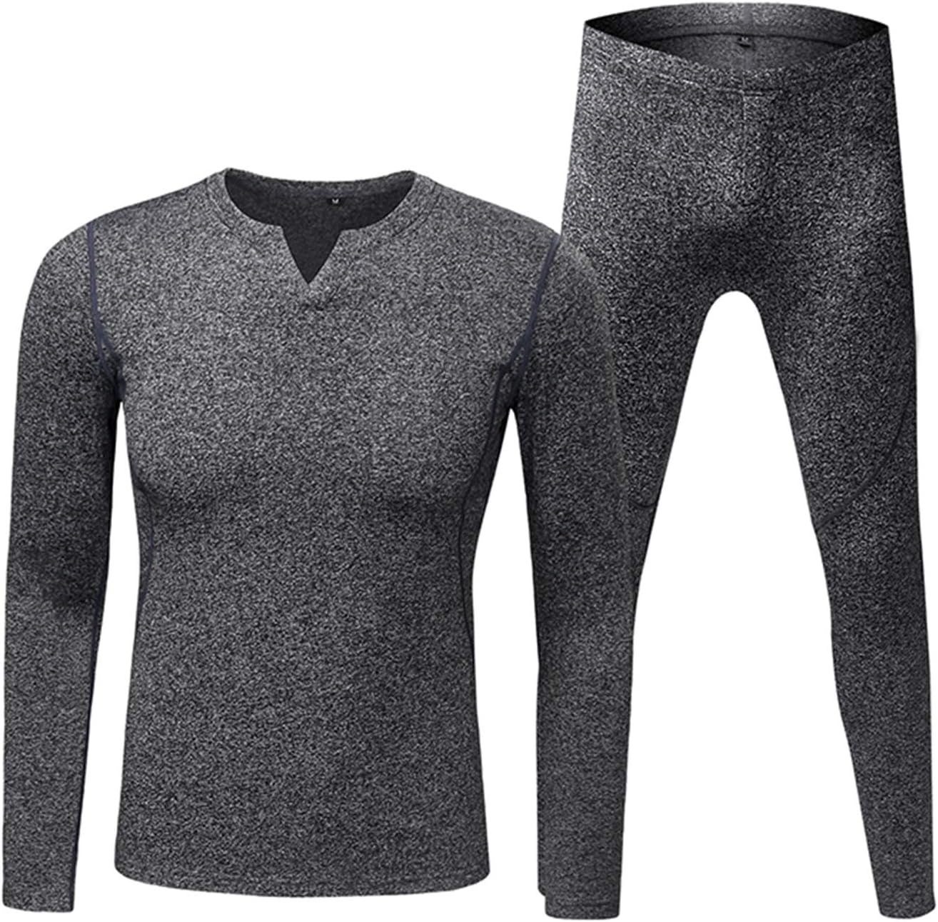 MERSTEYO Mens Thermal Fleece Lined Underwear Set Ultra-Soft Long John Top&Bottom Winter Clothing S-XXXL