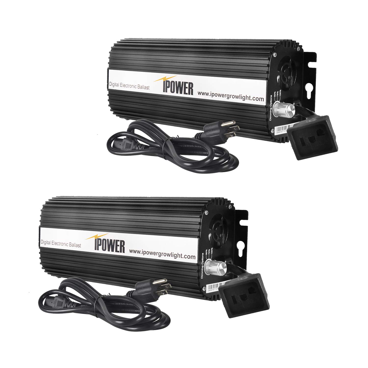 Buy iPower GLBLST1000DX2 2Pack Horticulture 1000 Watt Digital Dimmable