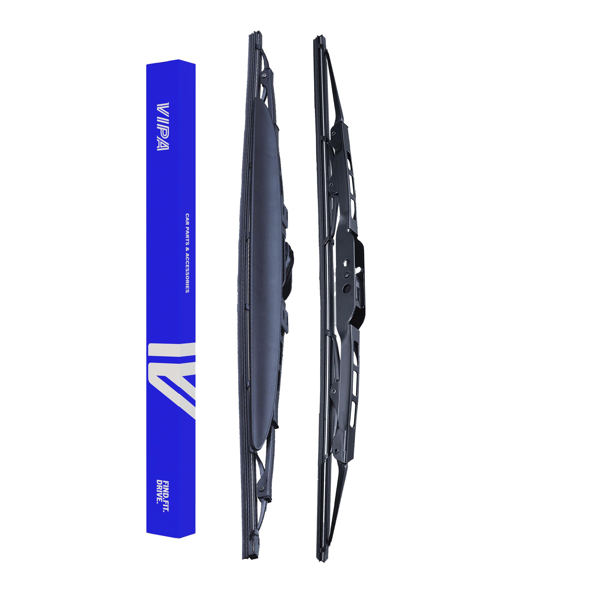 Vipa Car Parts Premium Wiper Blade Kit | Fits: TALBOT EXPRESS 1000-1800 Van (Jul 1981 to Oct 1994) | All-Weather Performance | Durable, Streak-Free Windshield Wipers | Easy Installation