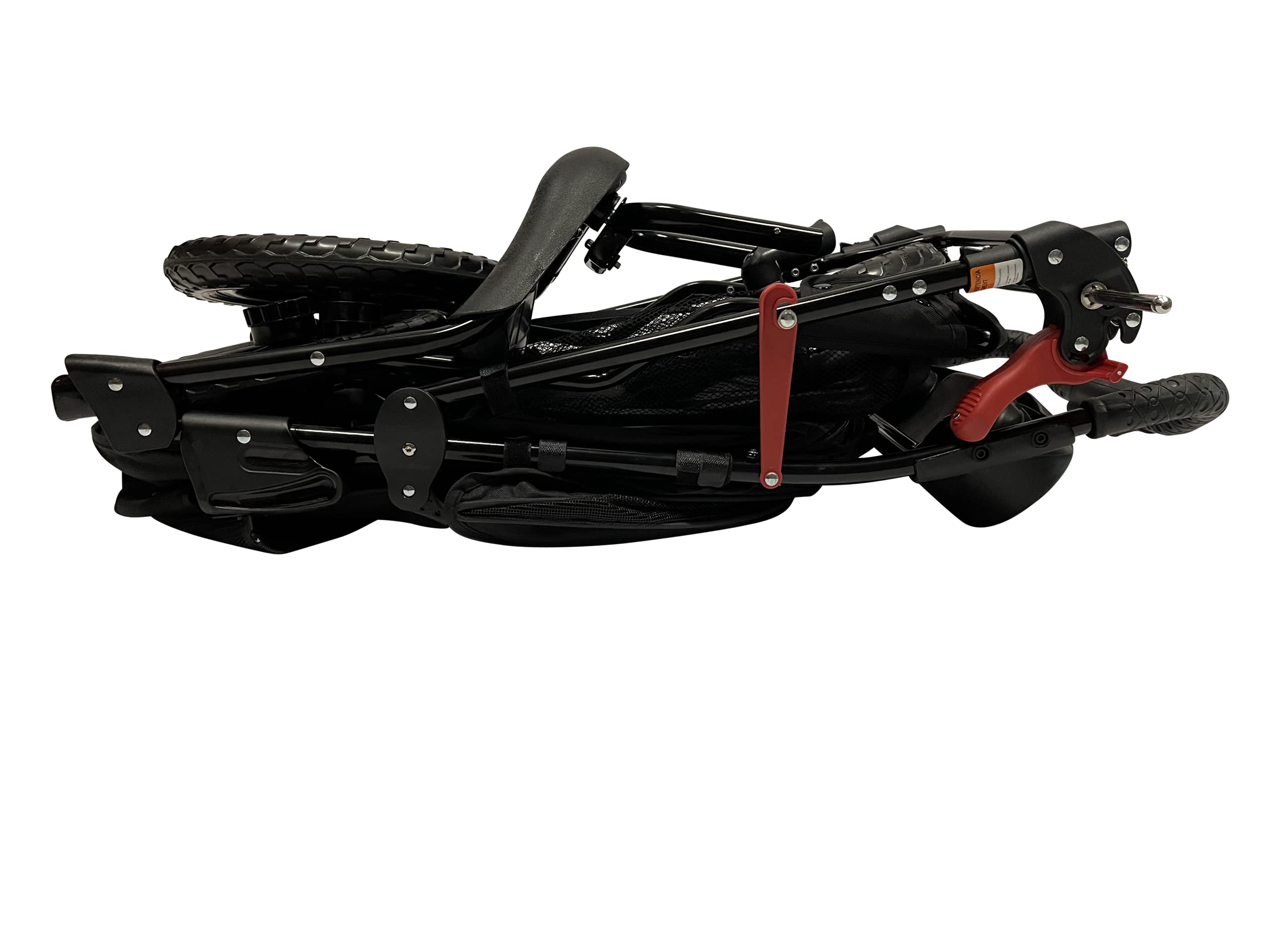 PETIQUE Chinook - Cochecito de lujo para perros, plegable con una sola mano, neumáticos de EVA de 12 pulgadas delanteros y traseros para mayor comodidad, encuadernación reflectante, soporta mascotas
