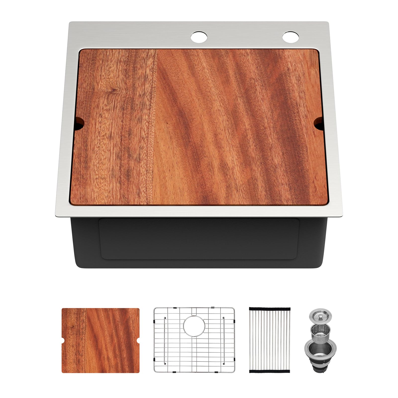 Petits éviers à montage sur le dessus du comptoir pour optimiser une kitchenette