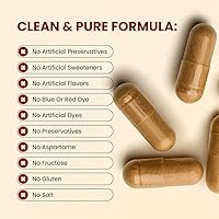 Vista 4 de CHOQ Daily with 500mg PrimaVie Shilajit, Safed Musli, Tribulus - Natural Energy, Libido & Muscle Support - Daily Supplement for Men, 60 Vegan