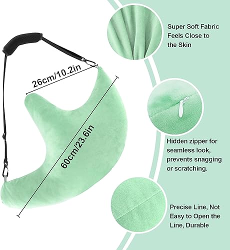 Miniatura 3 de Almohada de cirugía de hombro, almohada de puño giratorio para dolor de cuello y hombros, poscirugía para dormir, sentarse, cojín ergonómico con