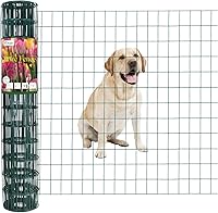 Vista 8 de Valla de alambre soldada con revestimiento de PVC negro de 36 pulgadas x 50 pies, 2 pulgadas x 3 pulgadas 16GA, rollo de cercado de borde de jardín