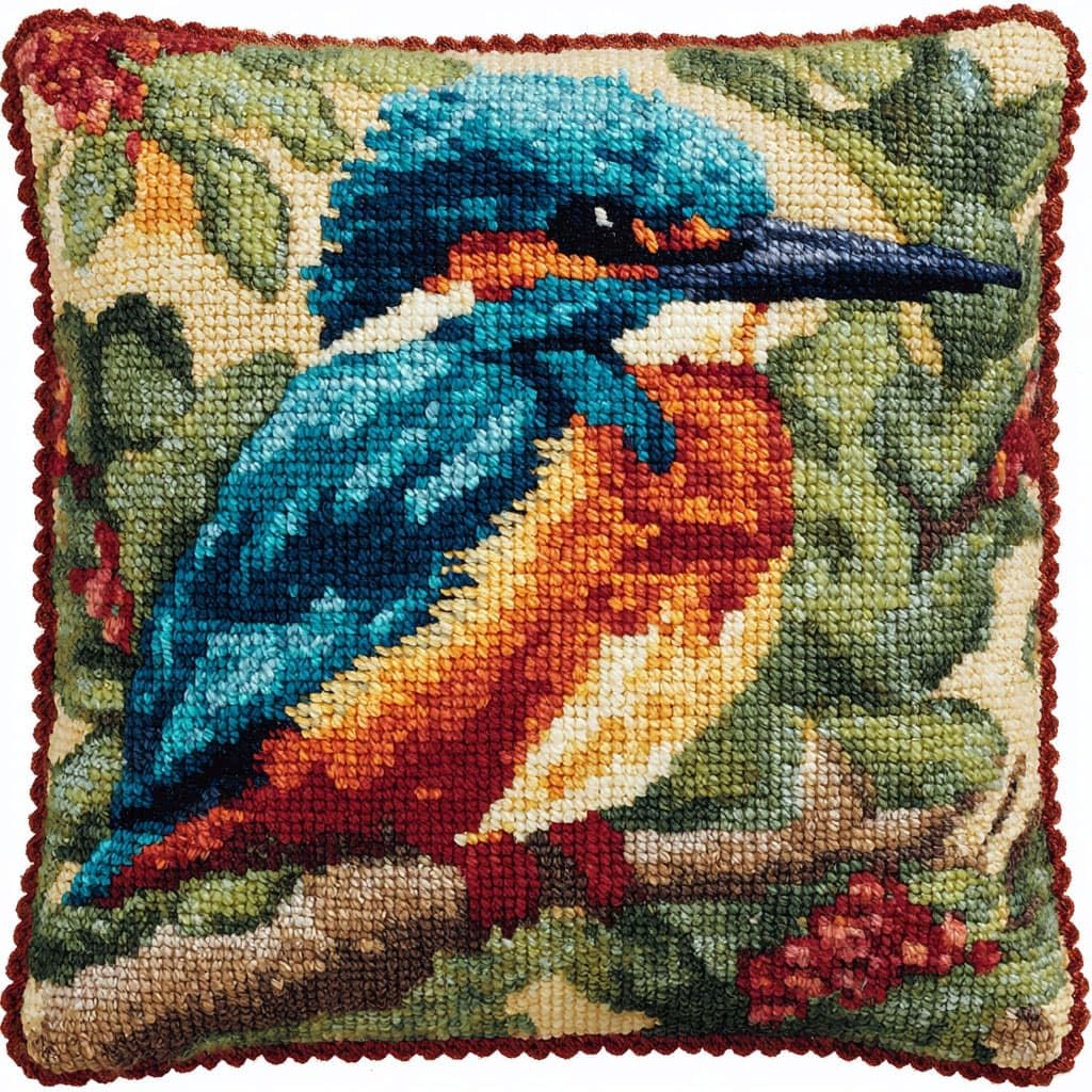 Henypt DIY Latch Hook Cushions Kits, Bird
