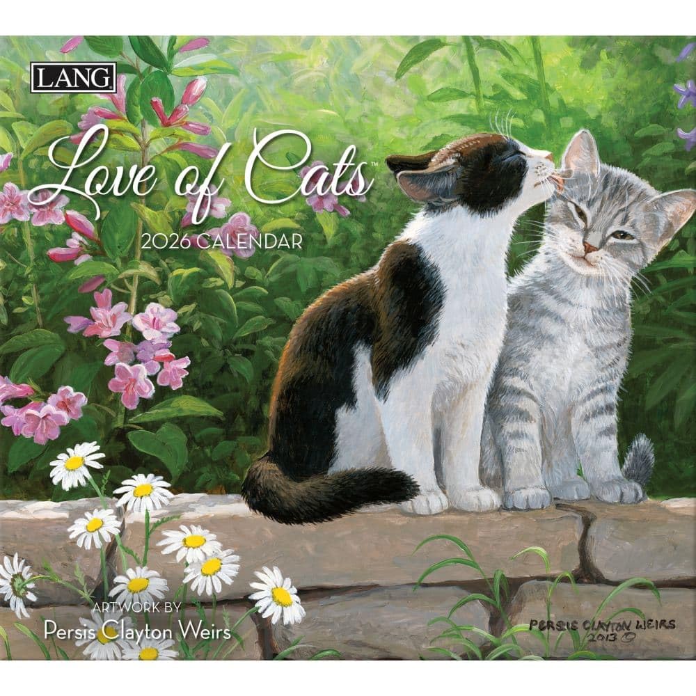 Amazon.com: Lang Love of Cats 2026 Wall Calendar – 12-Month
