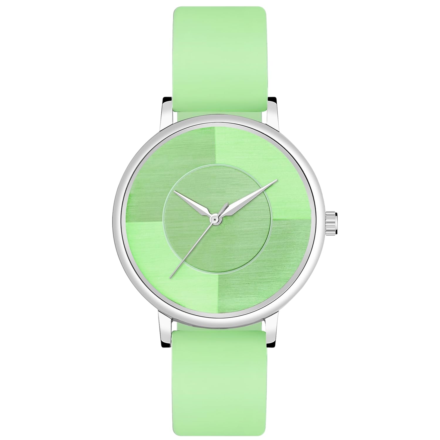 Acnos Trendy Multi-Color Dial Analog Watch for Women with Synthetic Leather Strap