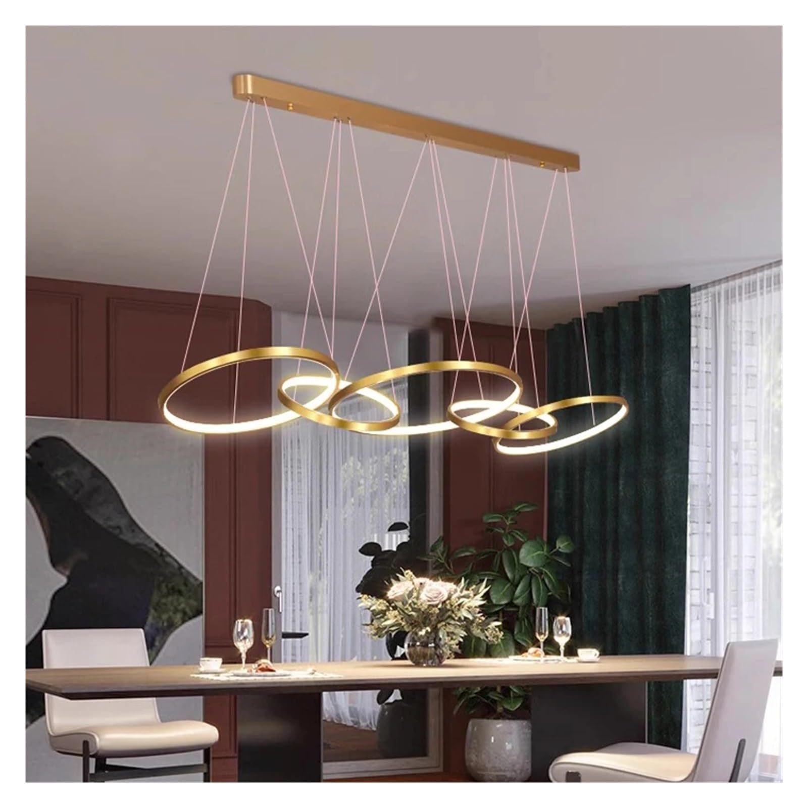 Luces colgantes LED modernas para Sala de estar, comedor, iluminación, decoración de interiores, dormitorio, cocina, Barra, accesorio