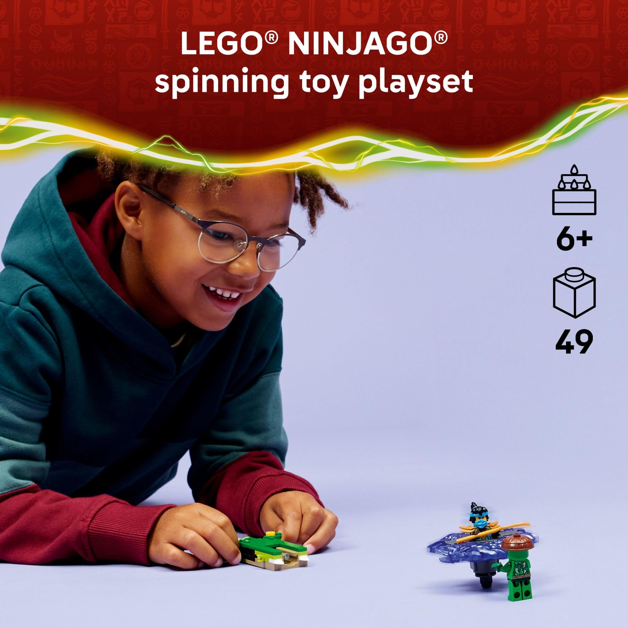 LEGO NINJAGO Nya vs. Girador de Monstro Mutante; Brinquedo 71849